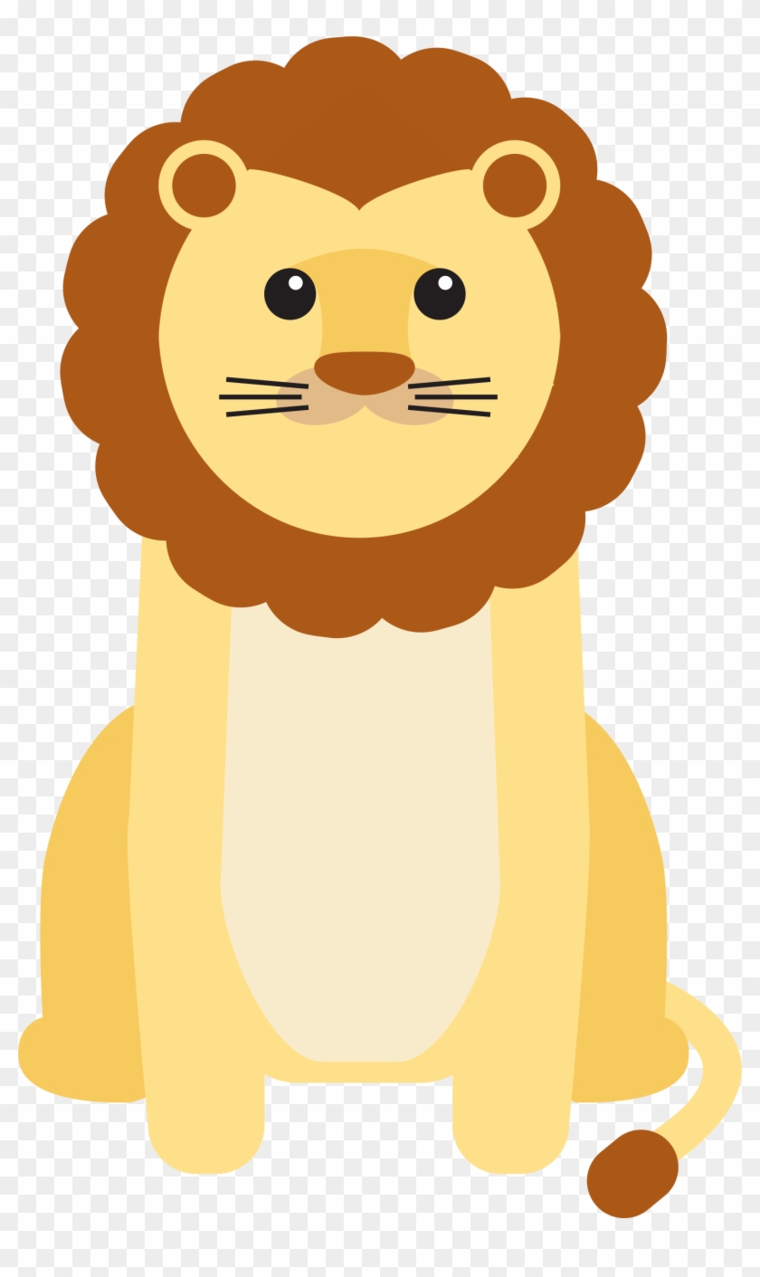 Unique Baby Lion Clip Art Medium Size - สิงโต การ์ตูน น่า รัก #275882