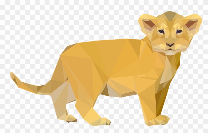 Baby Lion Clipart 8, - Lion Cub Clip Art #275904