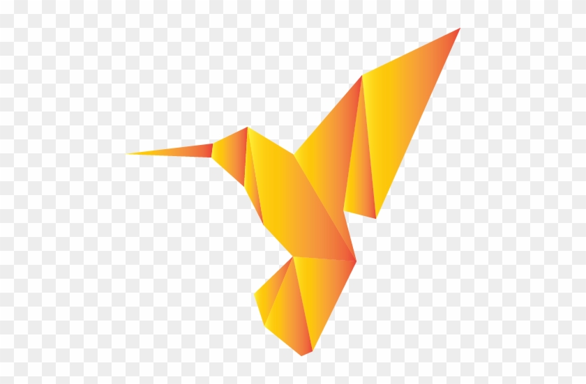 Hummingbird Origami - Graphic Design #275922