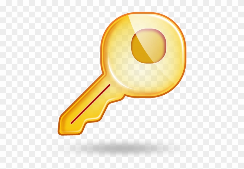 Yellow Key Icon - Key Icon 53558 Png #275998