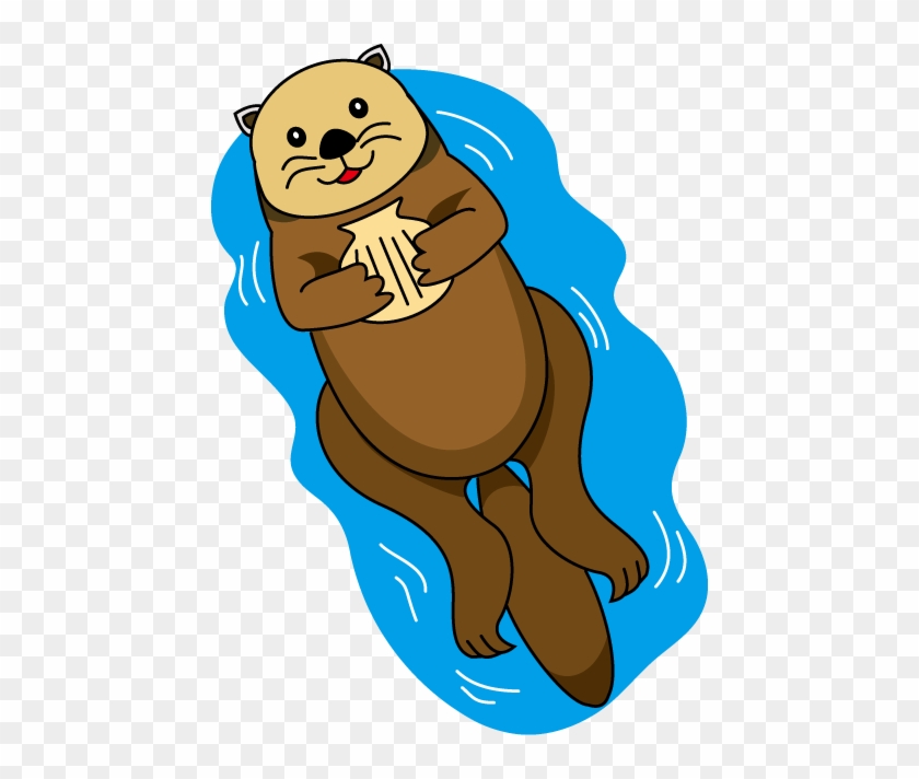 Sea Otter Clip Art Free Vector / 4vector - Sea Otter #276072