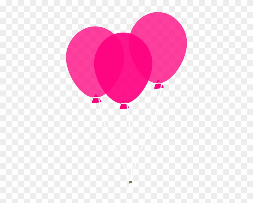3 Pink Balloons #276144