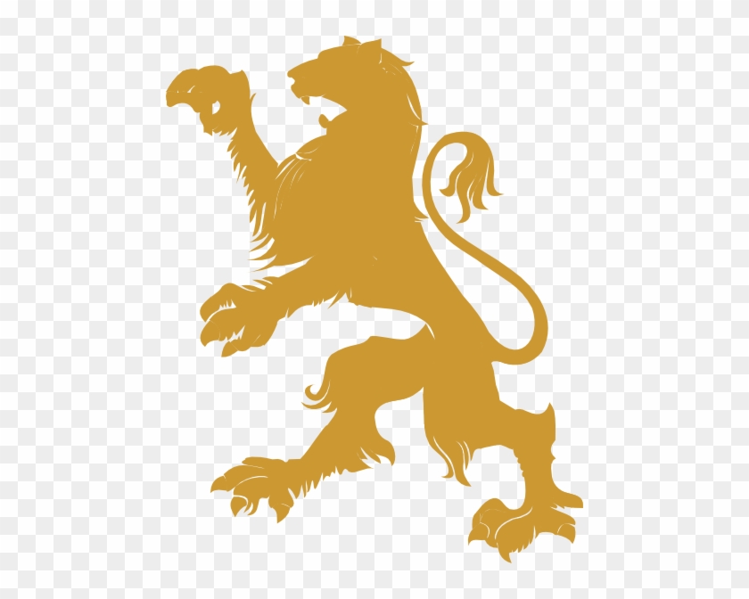 Medieval Lion Clip Art - Gold Lion Transparent #276163