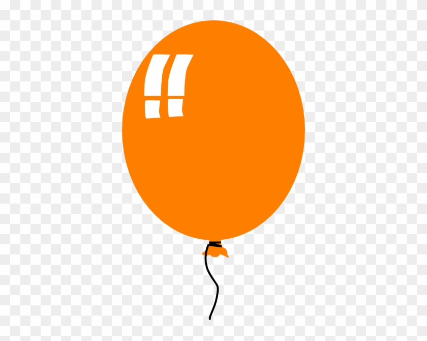 Orange Ballon Clip Art - Balloon Clip Art #276195