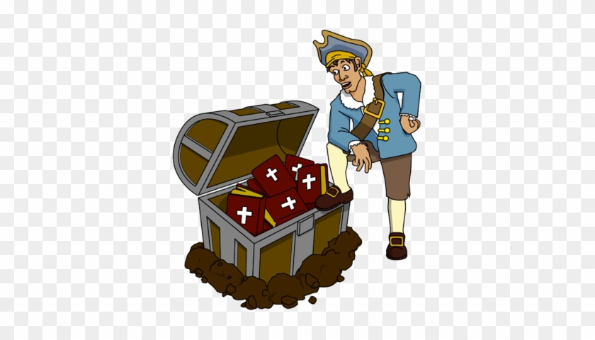 Tremendous Treasure Clipart Image Bible Pirate Clip - Treasure Chest With Bible #276263