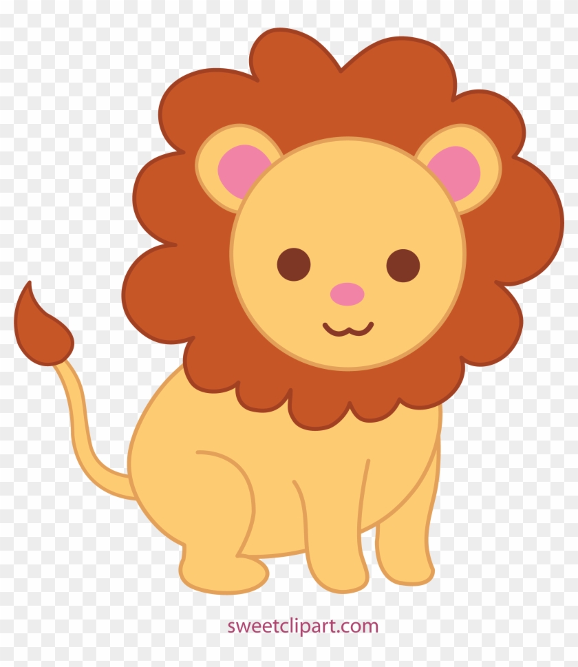 Cute Lion 2 Clip Art - Cute Lion Clipart Png #276322