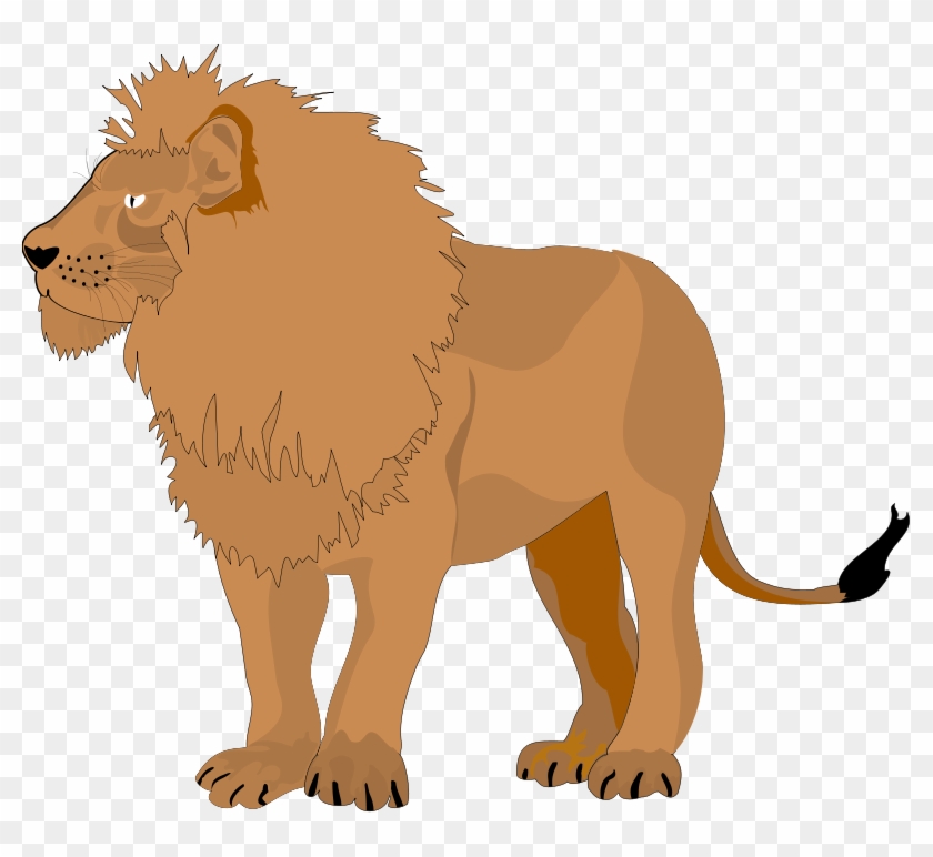 Lion 3 Free Vector - Lion Png #276332