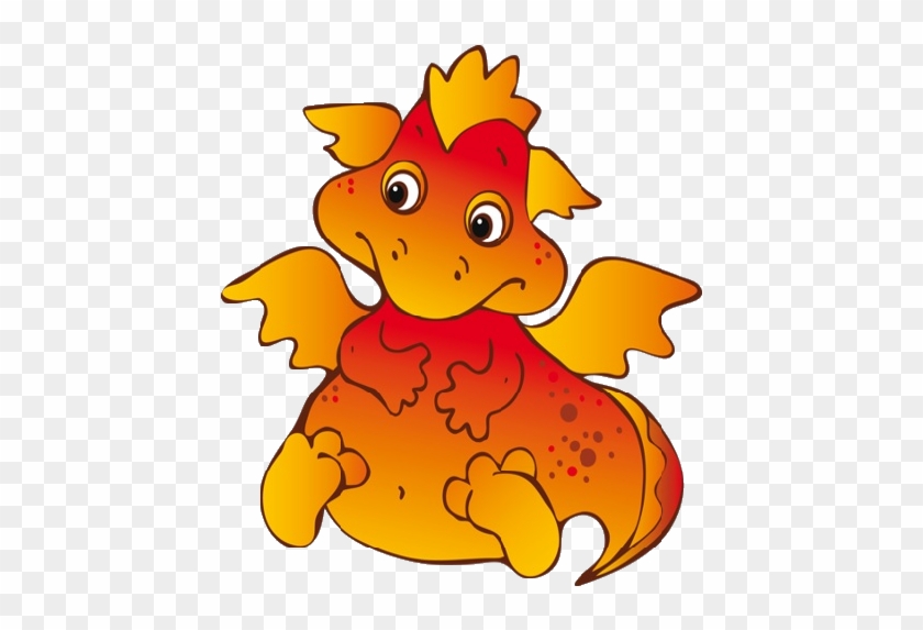 Cute Cartoon Dragons With Flames Clip Art Images Are - Cute Baby Clip Art Clear Background #276433