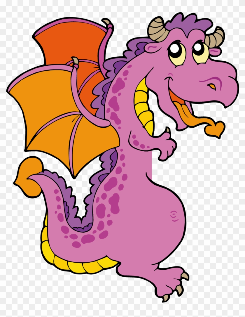 Cartoon Dragon Illustration - Cartoon Dragon Illustration #276501