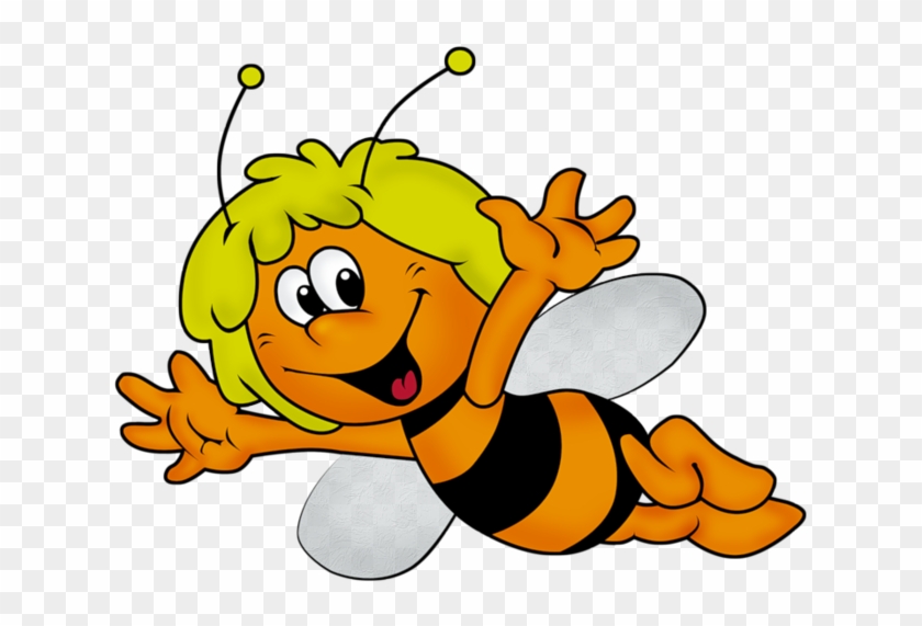 Cute Cartoon Bee 1 600×600 Pixels - Bee Maya Clipart #276527