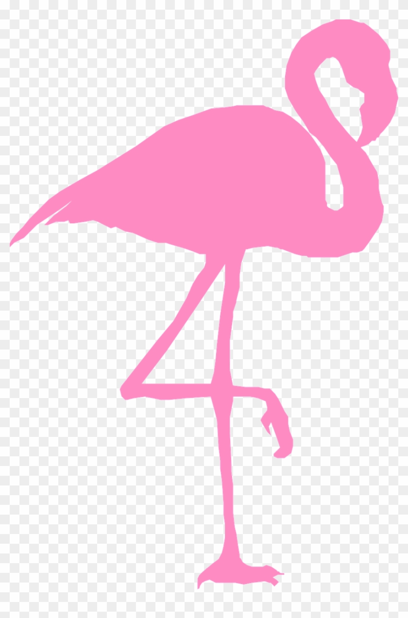 Flamingo Bird Silhouette Pink Png Image - Clip Art Flamingo #276563