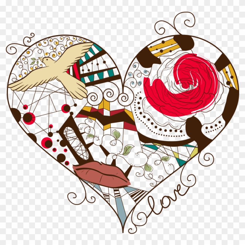 Heart Abstract Art Royalty-free Clip Art - Heart Abstract Art Royalty-free Clip Art #276605