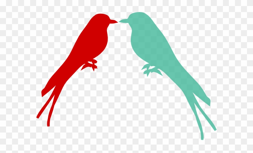 Love Birds On Branch Clip Art - Lovebird #276621
