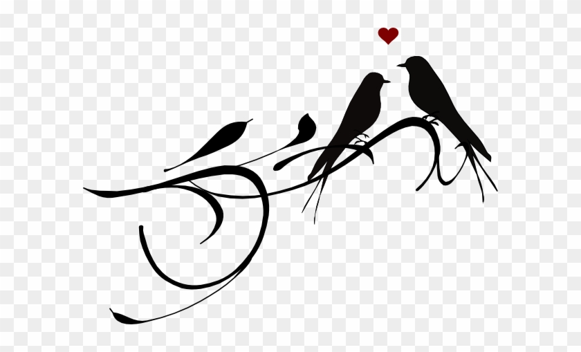 Birds On A Branch Clip Art - Need A Wheelbarrow: For My Book Collection Journal #276628