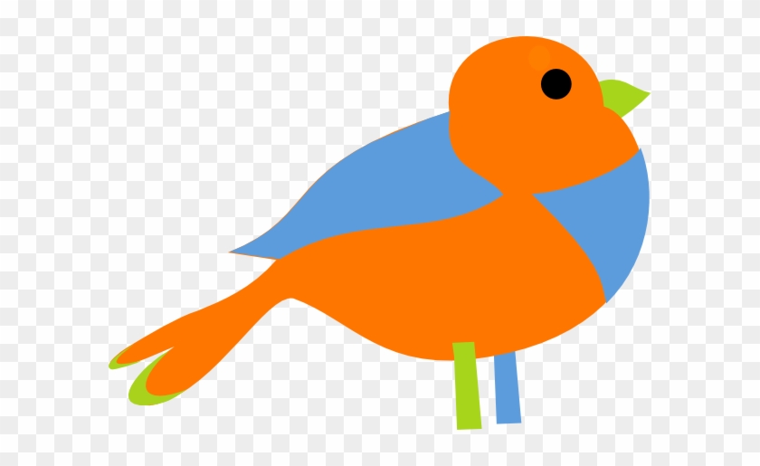 Colorful Little Bird Clip Art - Colorful Bird Clipart #276680