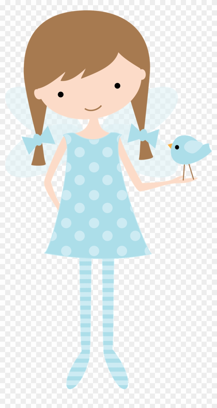 Fairies And Birds Clip Art - Caricatura Pajarito Png #276681