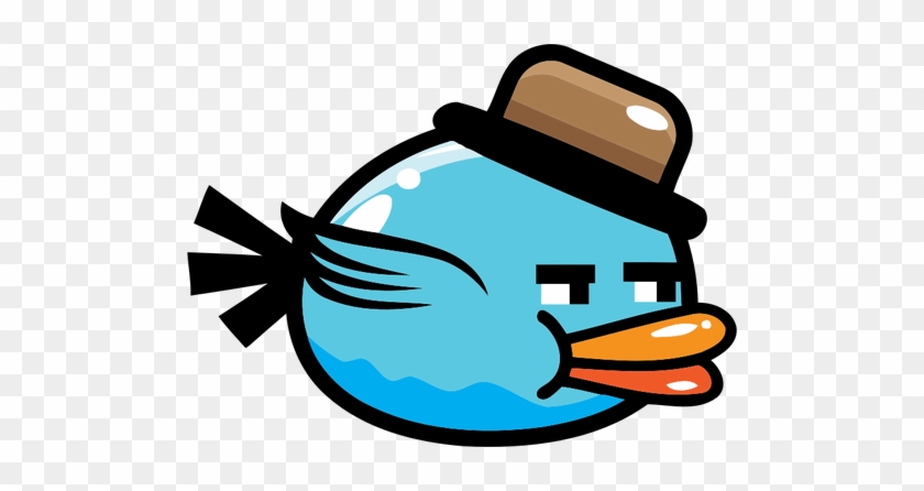 Flying Blue Bird - Flappy Bird Sprite Png #276685