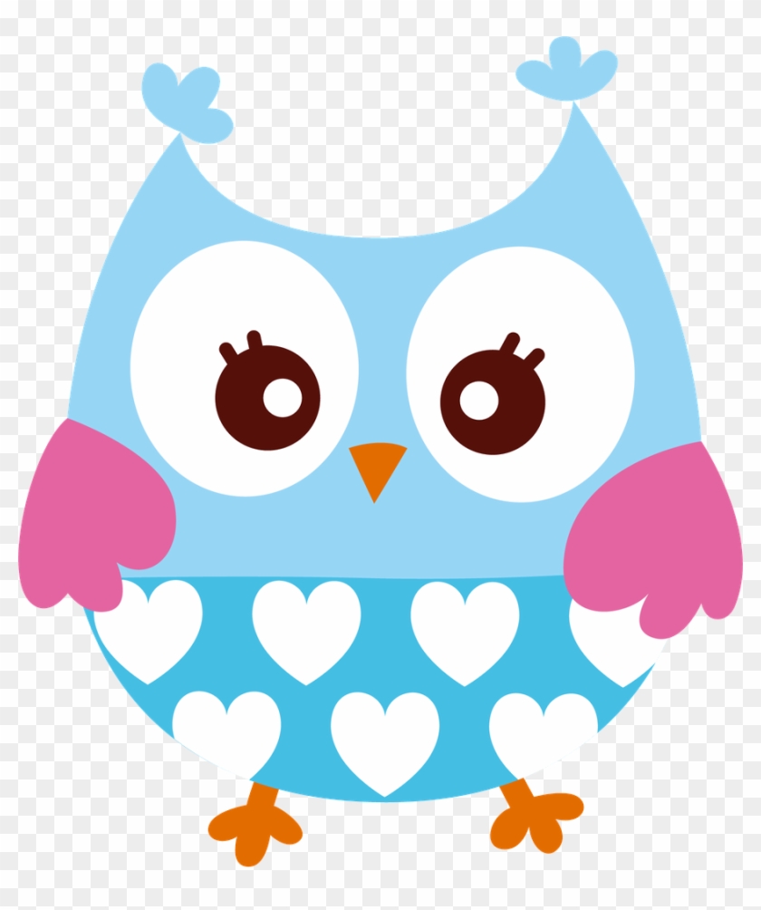 baby girl owls clip art