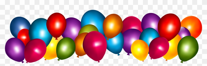Balloon Confetti Party Birthday Clip Art - Birthday Balloons Png Transparent #276763