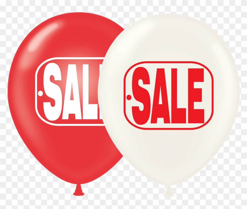 Custom Imprint Ballons Balloon Dealer Sells Giant Sky - 17" Sale Tag (blue & White) - Mylar Balloons Foil #276810