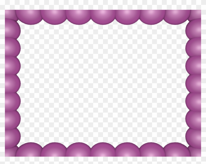 Pink Purple Bubbly Pearls - Picture Frame #276813