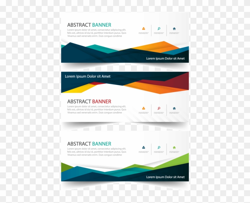 Colorful Business Banner , Banner, Design, Template - Abstract Wallpaper Header Footer #276856