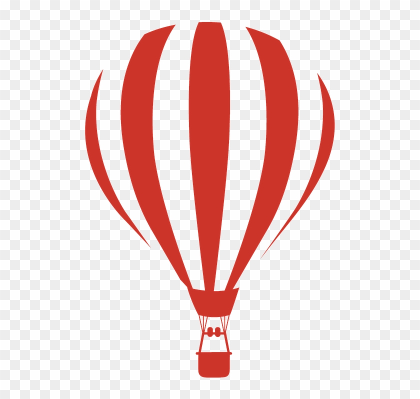 Hot Air Balloon Clipart Red - Hot Air Balloon Silhouette Png #276913