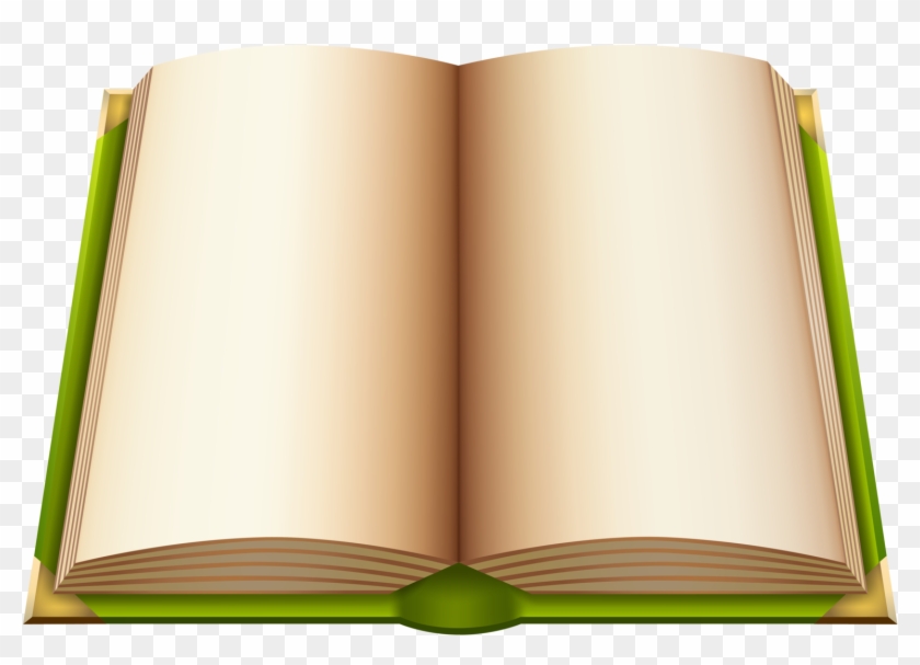 Green Open Book Png Clipart - Open Book Png #276933