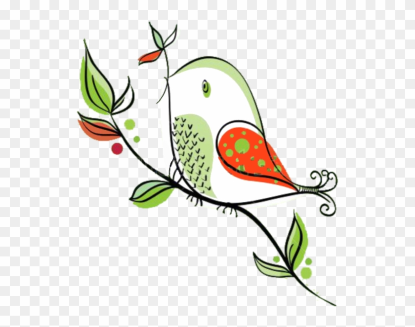 Whimsical Birdhouse Clipart - Bird Illustration #276947