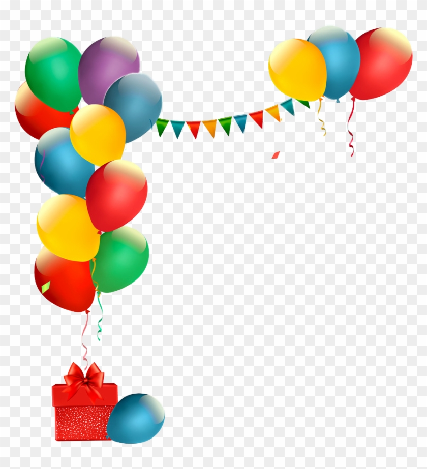 Toy Balloon Party Euclidean Vector Confetti Illustration - Globos Png Hd #276965