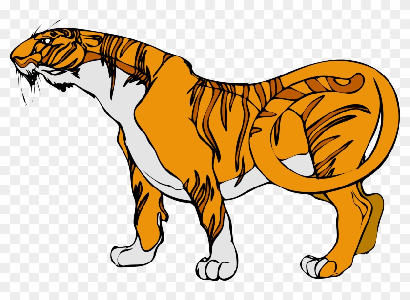 Tiger Clipart Images 2 Image 8 - Custom Orange Tiger Shower Curtain #277017