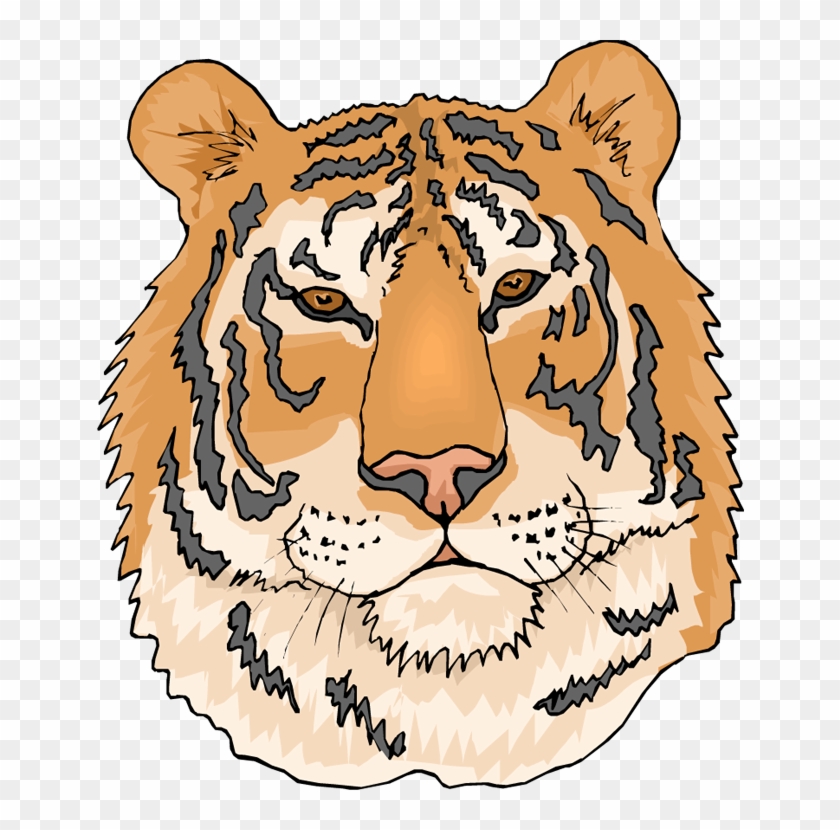 Tiger Clipart - Temporary Tiger Head Tattoos #277052
