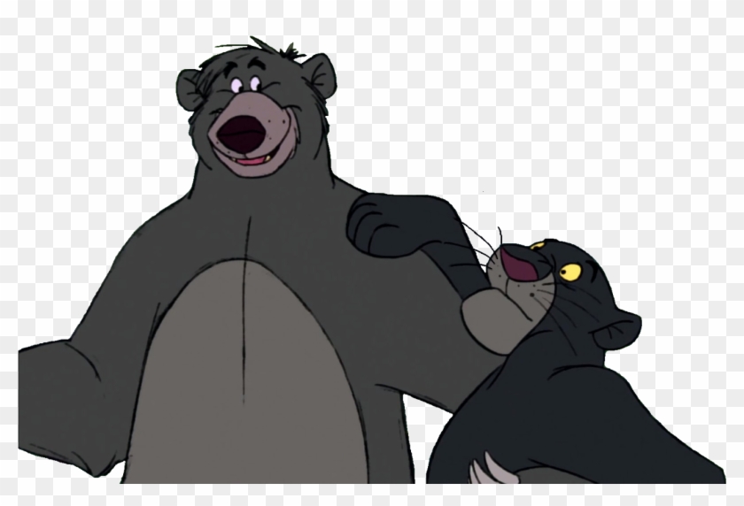 Bear Baloo Bagheera The Jungle Book Clip Art - Cartoon #277081