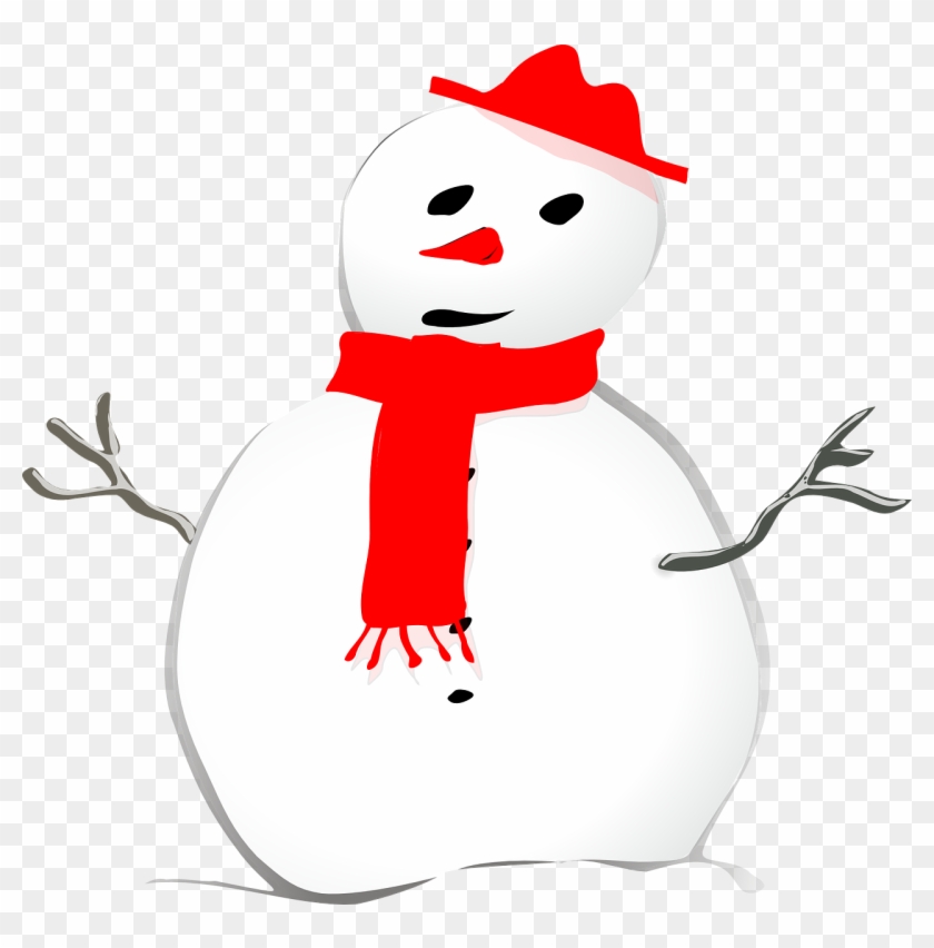 Free Winter Clipart - Thank You-for Christmas Gift-snowman-snow-custom-photo #277083