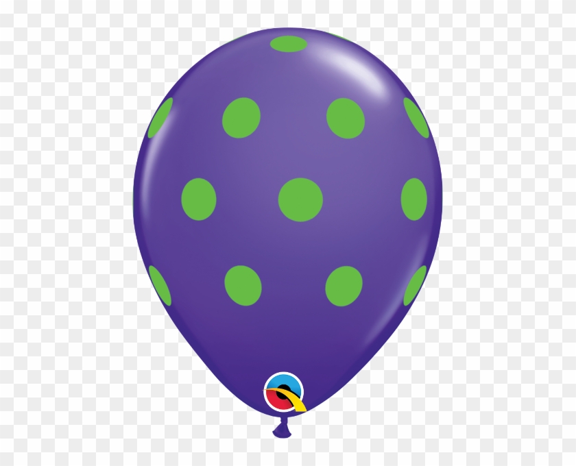11" Big Polka Dots Colorful Round Latex Balloons - 80-a-round Birthday Latex Balloons | 6 Count | 11" #277185