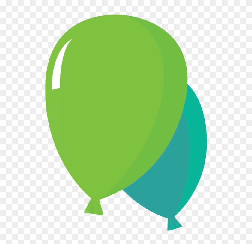 Green And Blue Balloons Png #277189