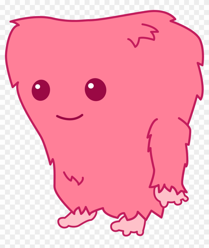 Fuzzy Cute Monster Clipart - Bigfoot Clipart #277229