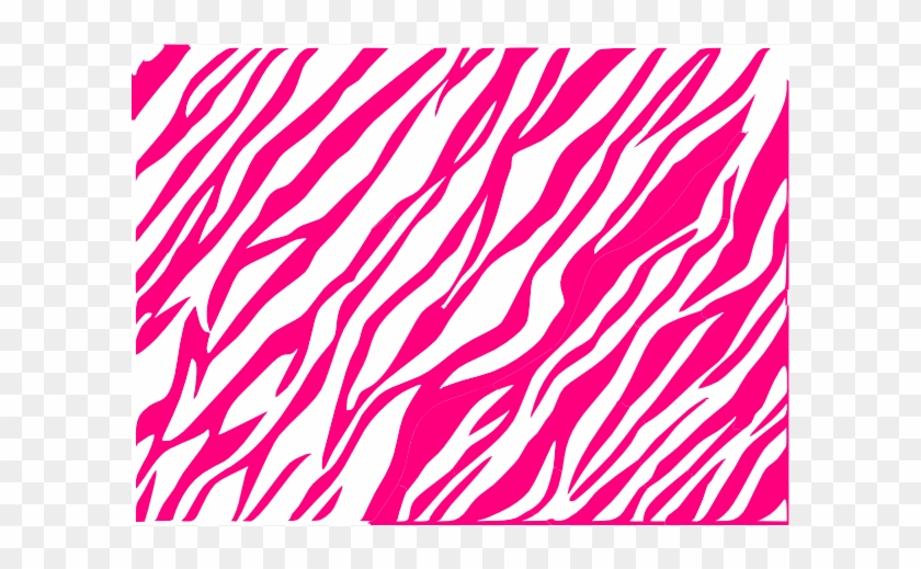 Stripe Clipart Pink Zebra - Pink And White Zebra Print #277265