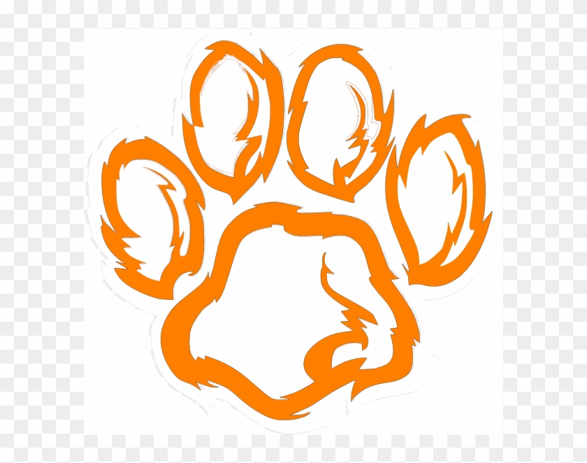 Tiger - Lion Paw Print Clip Art #277329