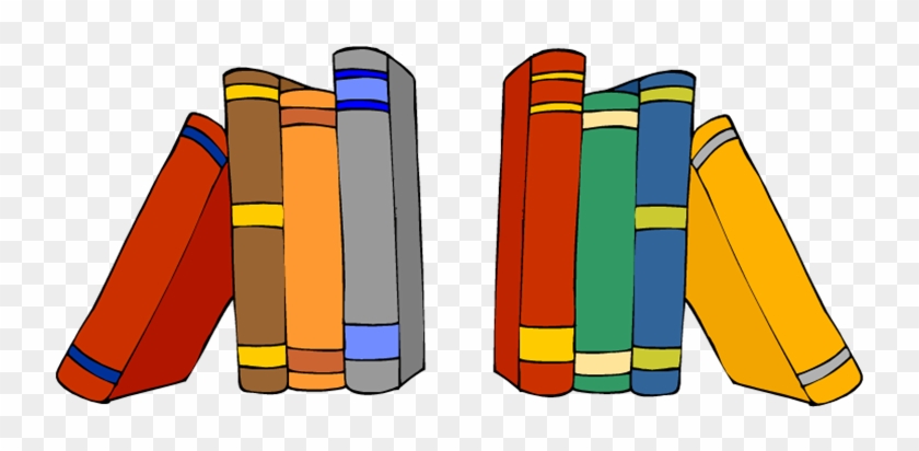 Books On Shelf - Books On A Shelf Clipart #277349