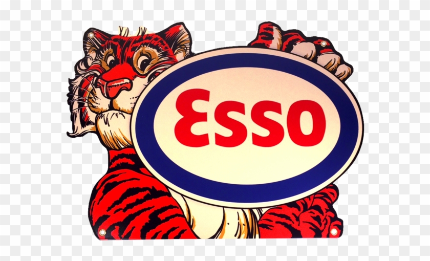 Esso Tiger Sign - Esso Tiger Logo #277386