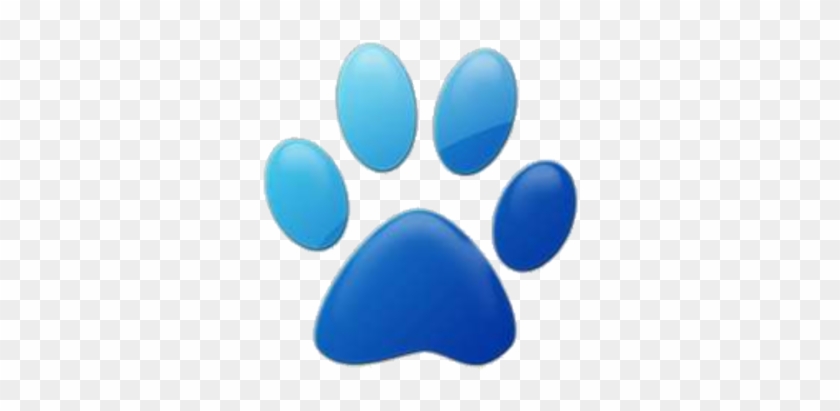 Blue Paw Print - Blue Puppy Paw Prints #277391