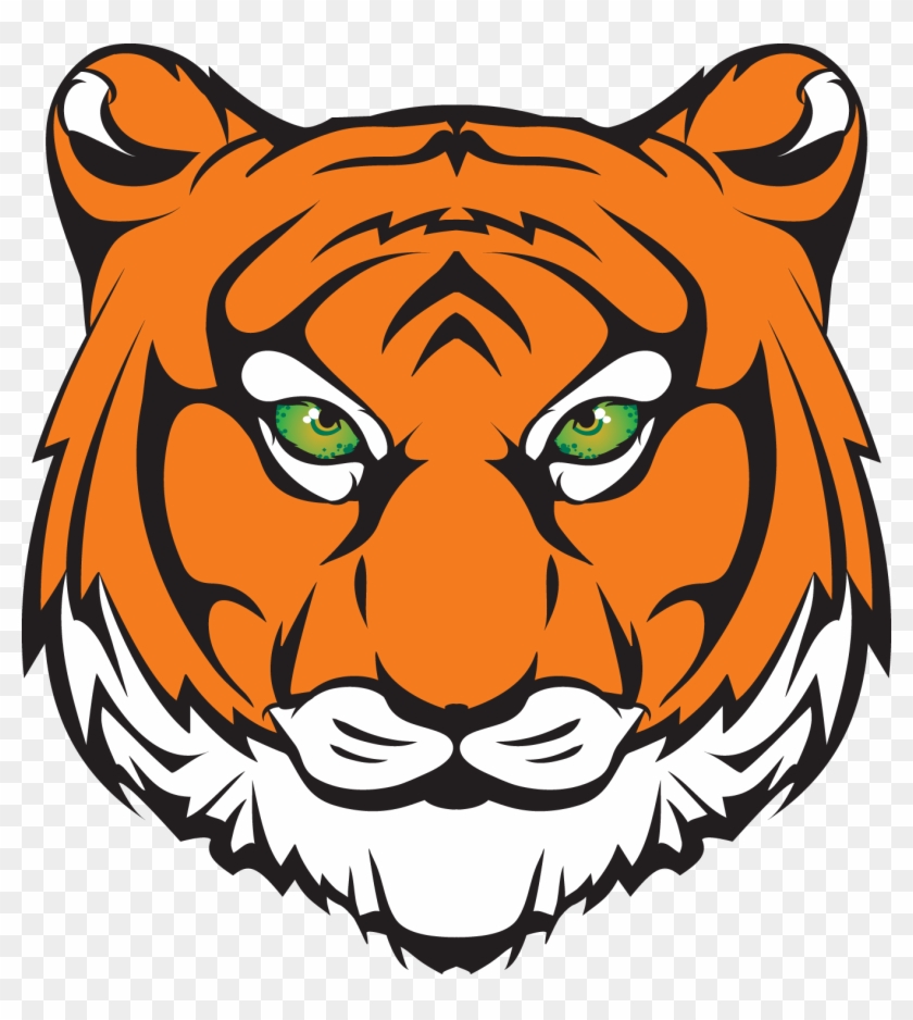 Tiger Head In Color - Milaca High School Wolves Mascot #277398