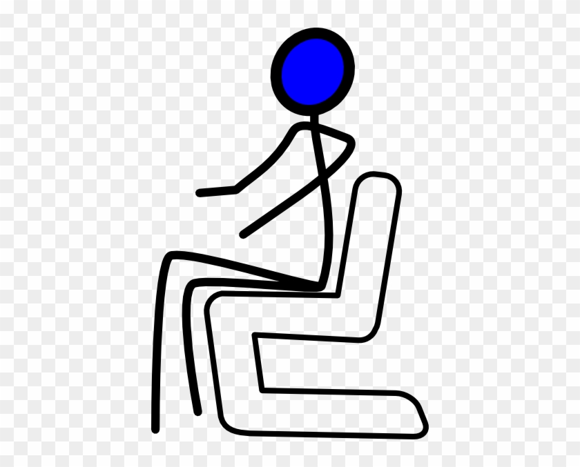 Stick Figure Sitting Down #277421