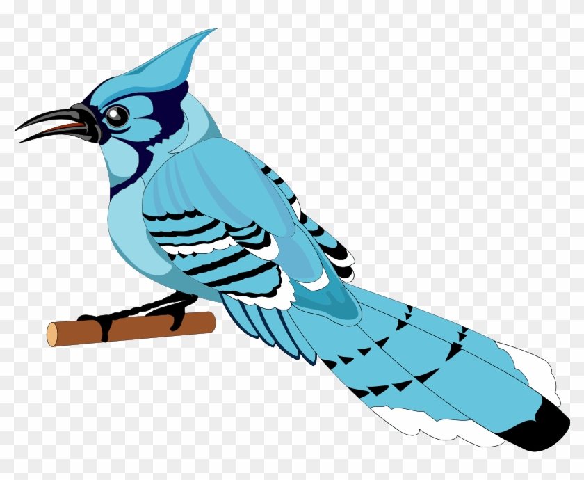 Bird 21 Free Vector - Blue Jay Clipart #277485