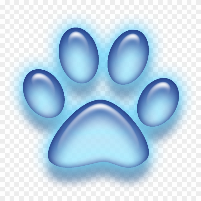 Free Icon Paw Blue By Littellionbigroar Free Icon Paw - Paw #277540