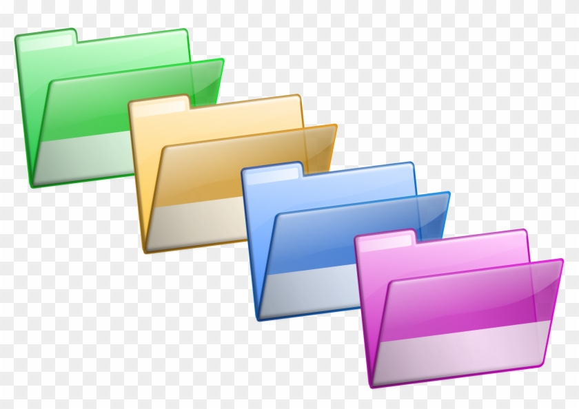 Colorful Folder Png - Folders Png #277610