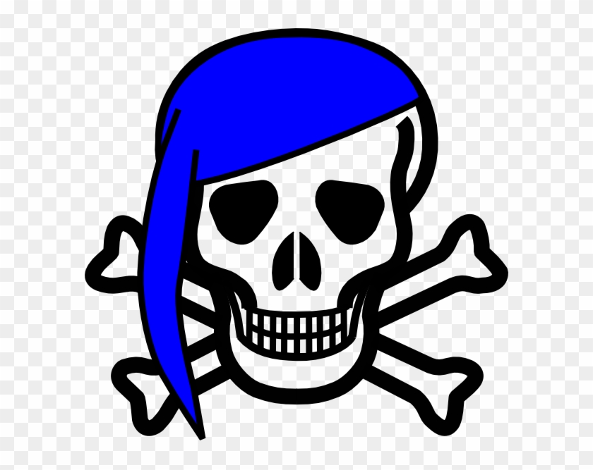 Jolly Roger Clipart - Skull And Crossbones Silhouette #277619