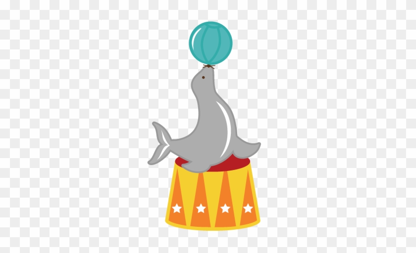 Circus Seal Svg Files For Scrapbooking Circus Svg File - Circus Seal Clipart #277629