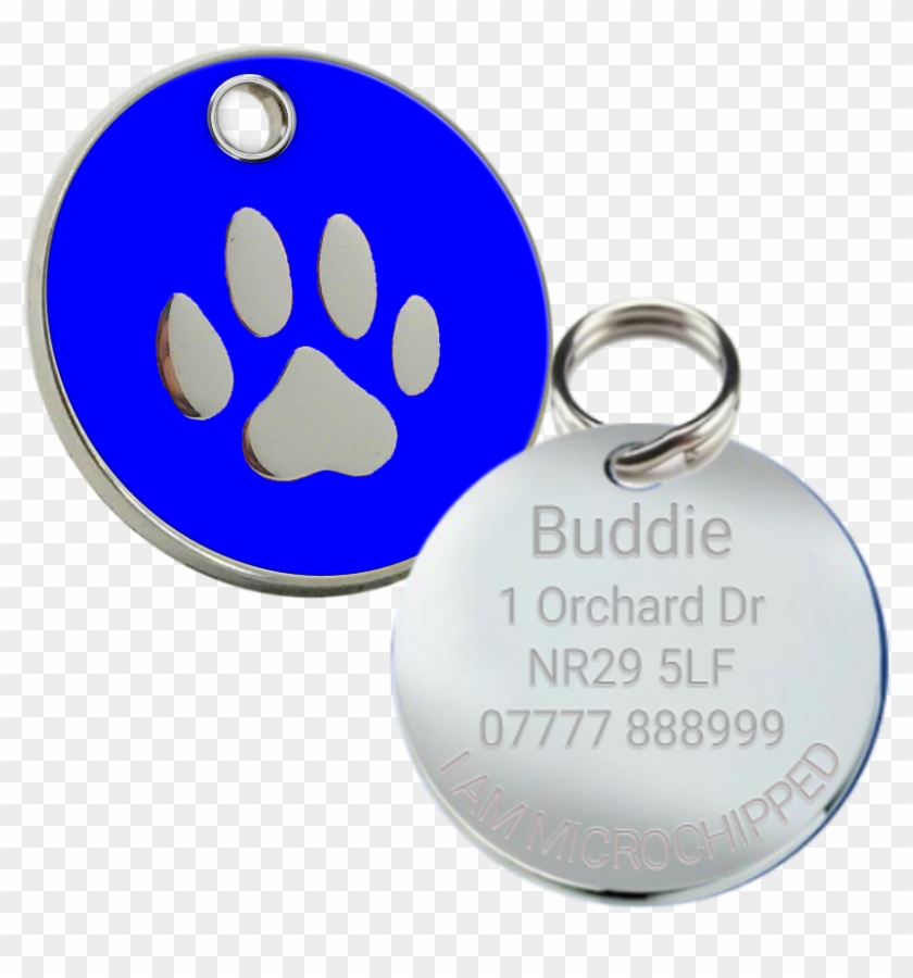 Enamel Pet Tag - Circle #277654